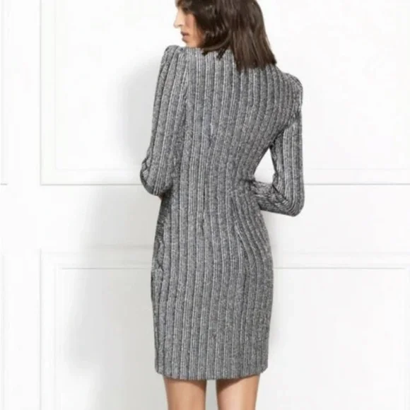 Rachel Zoe shimmering fitted Knitted Dress - Picture 3 of 5